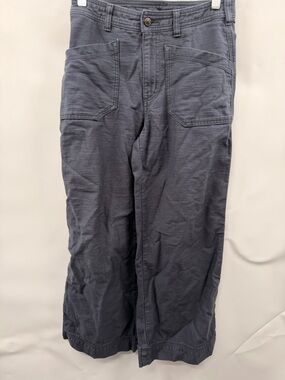 Men's Wide-Leg Utility Pants in Slate Blue women’s size 0